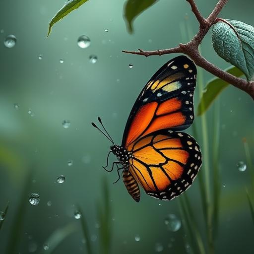 A butterfly emerging from its chrysalis symbolizing transformation and vision 🦋