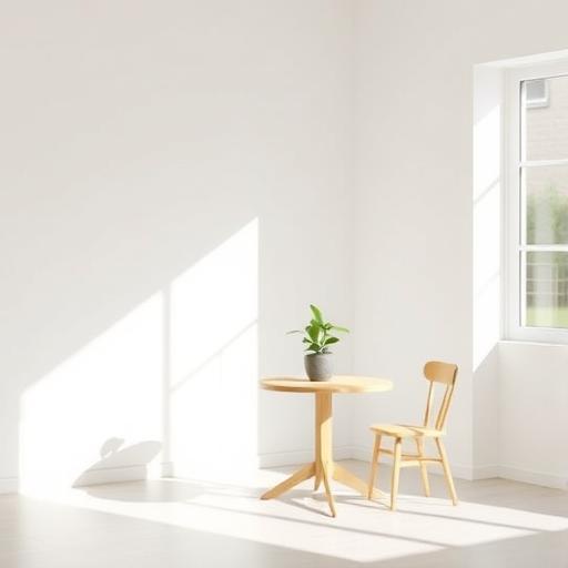 A serene sunlit room representing clarity in thinking