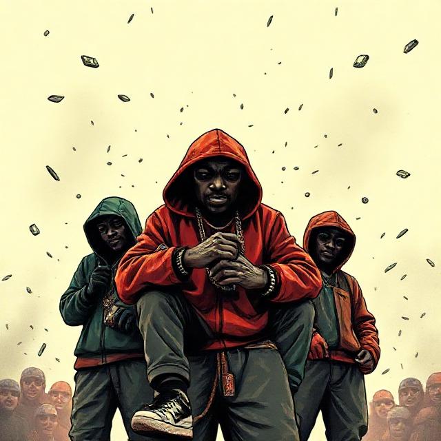 [Intro]Yeah, it's BMG, Big Money Goons,We takin' over, we make the moves,Hype in the building, no time to snooze,Big Money Goonz, yeah, we got the juice! [Verse 1]Pull up in the spot, pockets stay fat,BMG represent, yeah, we run the map,Cash flow heavy, no time to relax,Stackin' that paper, no turnin' back. Hustle all day, grind through the night,Big moves only, we takin' flight,Diamonds so bright, future lookin' right,BMG on the rise, holdin' tight. [Chorus]Big Money Goons, we run the game,Cash in the vault, remember the name,Hype in the blood, we bring the flame,BMG for life, never the same! [Verse 2]Money on my mind, always on grind,BMG soldiers, loyalty defined,Never fall off, we stay aligned,Chasin' that paper, one of a kind. From the streets to the charts, we makin' waves,Empire built, we never slaves,Big Money Goonz, the bravest and bold,Stay true, stay real, never fold. [Chorus]Big Money Goons, we run the game,Cash in the vault, remember the name,Hype in the blood, we bring the flame,BMG for life, never the same! [Outro]Yeah, BMG, Big Money Goonz,We takin' over, no room for the fools,Hype to the max, yeah, that's the rule,Big Money Goonz, we stay cool!