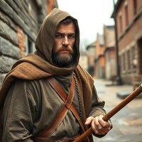 Medieval Detroit Worker