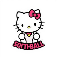 Hello Kitty Softball