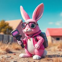 Pinki the pink rabbit agent