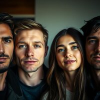 4 guys and 2 girls