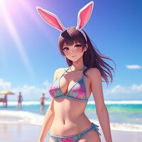 Beach Bunny Girl