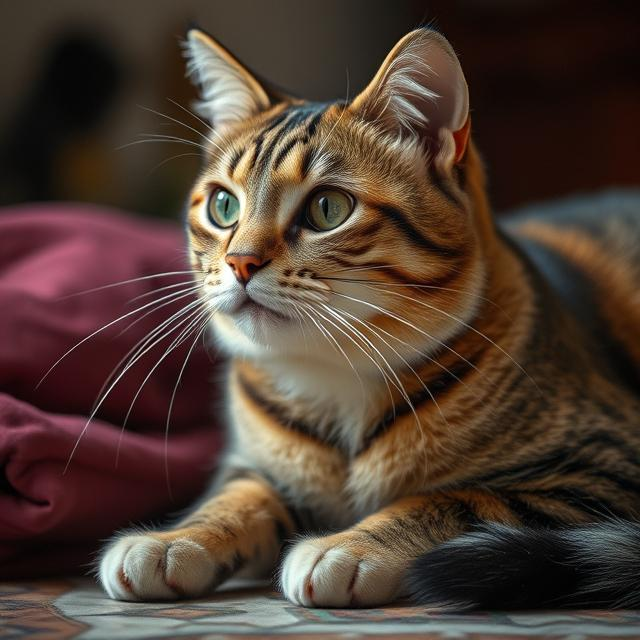 Realistic Domestic Cat Realistic Domestic Cat