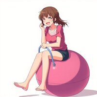 Joyful Bouncing Girl