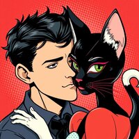 Cat-Human Couple