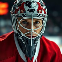 Twister/hockey goalie