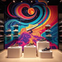 Cosmic Sneaker Display