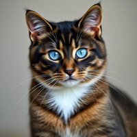 Blue-eyed Tabby Tom