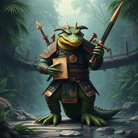 Crocodile Samurai