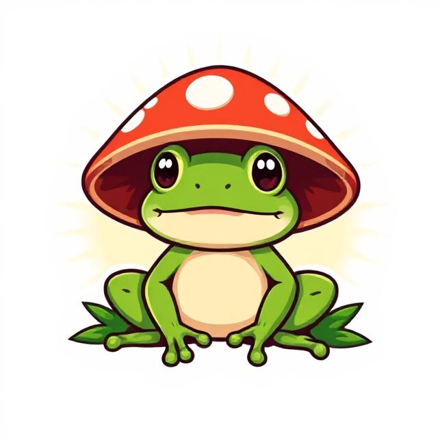 cute_frogwith_toadstool_hat_0