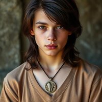 Shy Serpent-Bound Boy