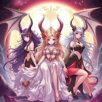 Young Demigoddess Trio