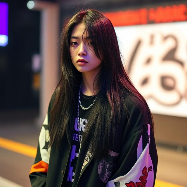 Korean Androgynous Rapper