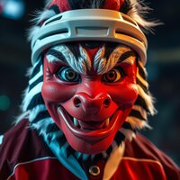 Twister/nhl hockey mascot