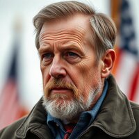 A thoughtful man in contemplation