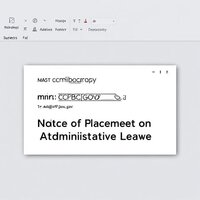 Administrative Notice