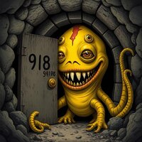 Smiling Yellow Monster