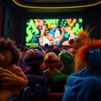 The Muppets Watching a Movie