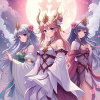 Group of Goddesses