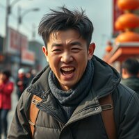 Angry Korean Man