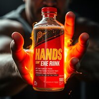 ENERGY DRINK HANDS