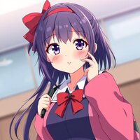 Anime Girl School Student