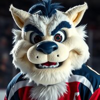 Twister/hockey mascot