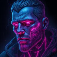 Futuristic Cybernetic Male