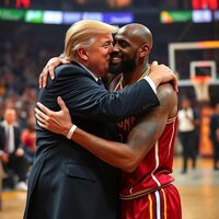 Donald Trump and LeBron James