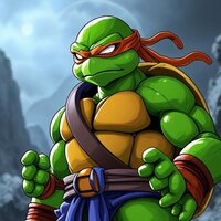 Ninja Turtle in Saiyan Armor
