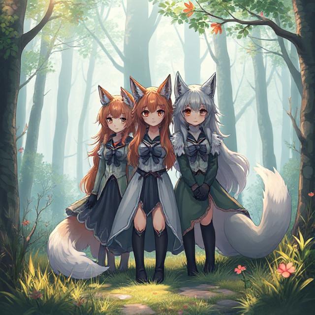 forest_foxand_wolf_maidens_0