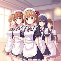 Cute Maid Trio