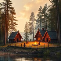 Indian Summer Campfire