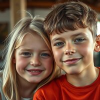 2 friends boy girl