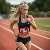 Blonde Sprinter