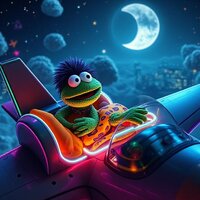 Grover in Spacecraft