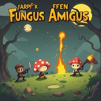 Fungus Amungus and Characters with Weapons