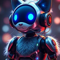 Furry Robot Cat