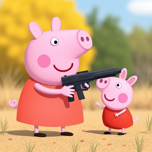 Peppa Pig And Mommy Pig