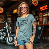 Sassy Motorcycle Enthusiast