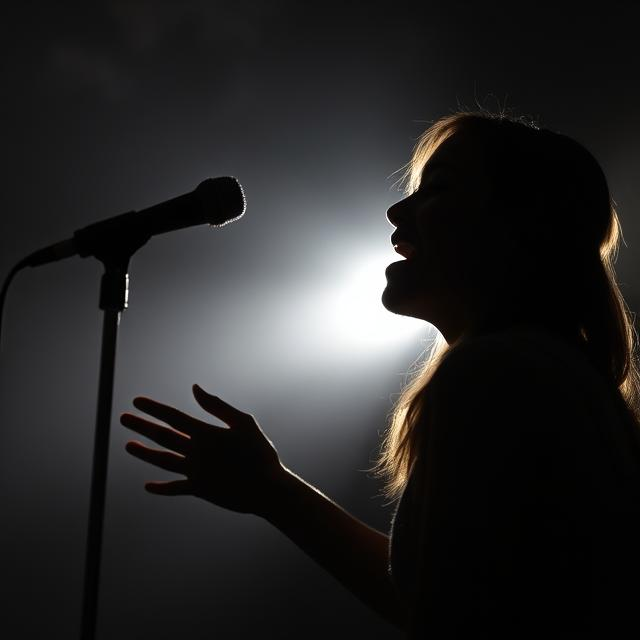 Shadowy Singer Dark Shadow Singer