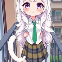 Cat-eared High School Girl