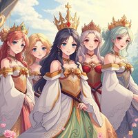 Young Queens of the Fantasy Realm