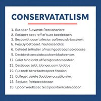 Conservatism Ideologies