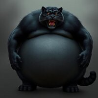 Gluttonous Black Panther