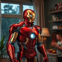 Iron Man at Home