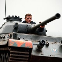 James Bond in a Tank