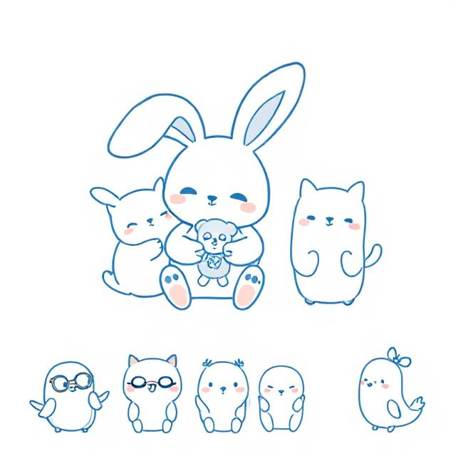 kawaii_cartoon_character_collection_0
